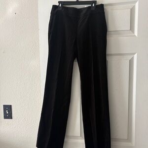 Ann Taylor Black Straight-Leg Dress Pants